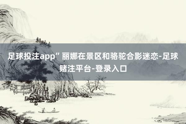 足球投注app”丽娜在景区和骆驼合影迷恋-足球赌注平台-登录入口