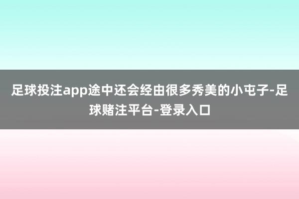 足球投注app途中还会经由很多秀美的小屯子-足球赌注平台-登录入口