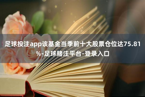 足球投注app该基金当季前十大股票仓位达75.81%-足球赌注平台-登录入口