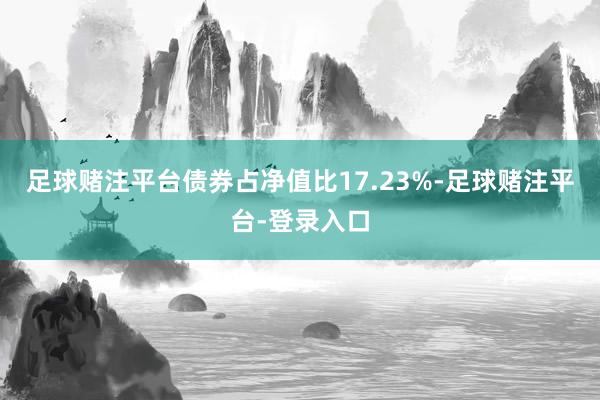 足球赌注平台债券占净值比17.23%-足球赌注平台-登录入口