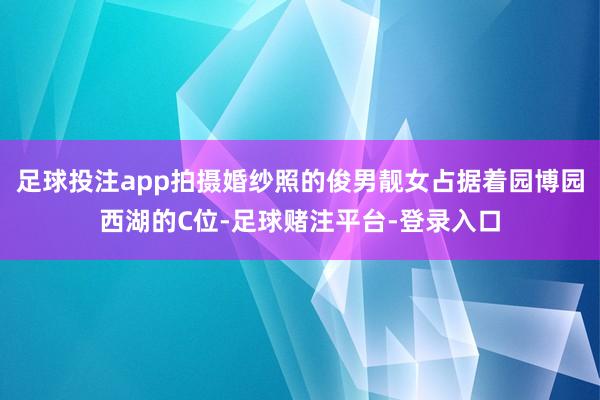 足球投注app拍摄婚纱照的俊男靓女占据着园博园西湖的C位-足球赌注平台-登录入口